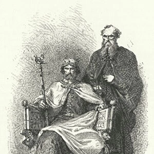 Pepin the Short, King of the Franks (engraving)