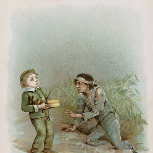 Pip and the Convict (chromolitho)