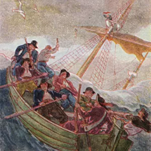 Piraten In Seenot / Pirates in Distress (colour litho)