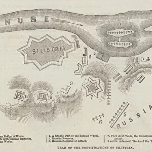 Plan of the Fortifications of Silistria (engraving)