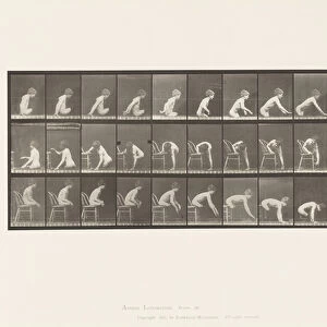Plate 538. Double Amputation of Thighs; Boy; A, Moving Foward, 1885 (collotype on paper)