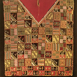 Poncho with an Inca motif (textile)