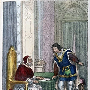 Pope Clement V and Philip IV the Bel, King of France, decided to eliminate the Templars