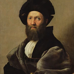 Portrait of Baldassare Castiglione (1478-1529) before 1516 (oil on canvas)