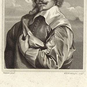 Portrait of Gerard van Honthorst (engraving)