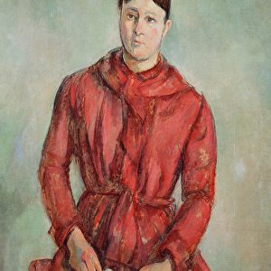 Portrait of Madame Cezanne in a Red Dress, c. 1890 (oil on canvas)