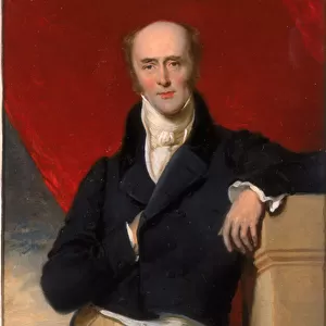 Portrait of the Right Honourable Earl Grey K. G. 1848 (oil on board)