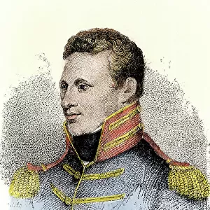 Portrait of Zebulon Montgomery Pike (1779 - 1813) American military explorer. Engraving of the 19th century