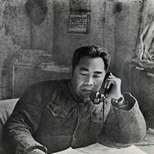 Portrait of Zhou Enlai (or Chou En-Lai (En Lai) or Cheou Ngen-lai (Ngen lai