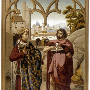 Portraits of Saint Louis and Saint John the Baptist - repro