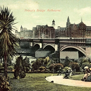 Princes Bridge, Melbourne (colour photo)