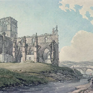 Prior Church, Haddington, 1786 (w / c on paper)