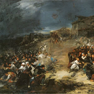 The Procession of Dawn - Lucas Velazquez, Eugenio (1817-1870) - ca 1860 - Oil on canvas - 67, 5x94, 8 - Museo Carmen Thyssen, Malaga