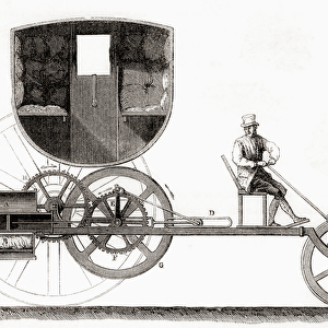 The Puffing Devil, a full-size steam powered road locomotive, from Les Merveilles de la Science