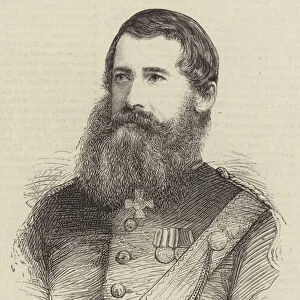 Reschid Pasha, General Strecker (engraving)