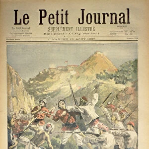 Revolt in India: the English Besieged at Mala-Khan, front cover of Le Petit Journal