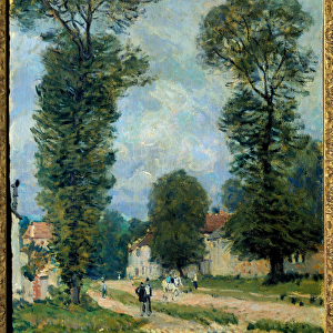 The road to Versailles Painting by Alfred Sisley (1839-1899) 1875 Sun. 0, 47x0, 38 m