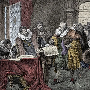 Rudolf II grants the Letter of Majesty - Emperor Rodolph II of Austria (1552-1612