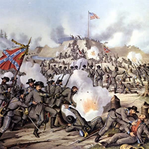 Secession War 1861 - 1865 (or American Civil War): Battle of Fort Sanders or Fort Loudon