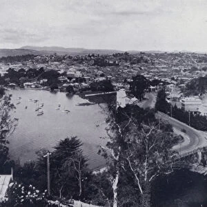 A Section of Launceston from Trevallyn (b / w photo)