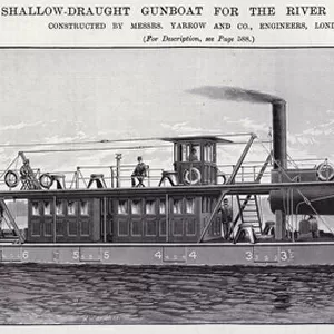 Shallow-Draught Gunboat for the River Zambesi (engraving)