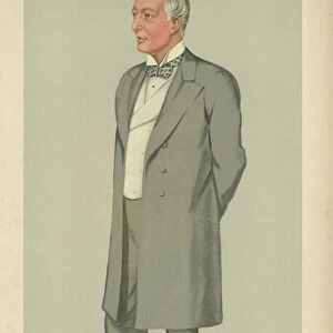 The Speaker William Gully (colour litho)
