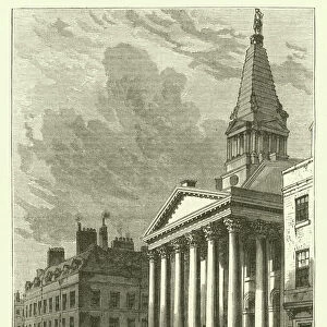 St Georges Church, Bloomsbury (engraving)
