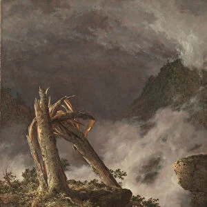Storm in the Mountains, 1847 (oil on canvas)