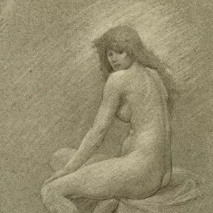 Study for "Lilith", c. 1900 (chalk on paper)