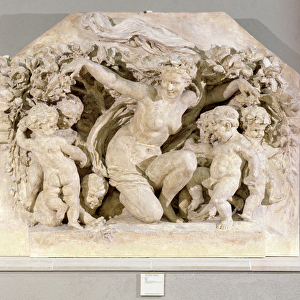 Triumph of Flora, relief taken from the facade of the Flora Pavilion of the Louvre Palace