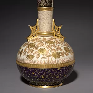 Vase, made by Faience Manufacturing Company, USA, c. 1884-1887 (earthenware)