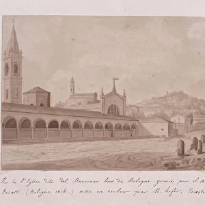 View of the church of Baracano, Bologna, after Basatti, 1814