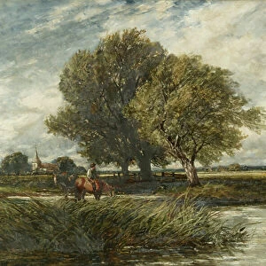 Watering Horses, 1893 (oil on canvas)