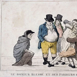 The wounded boxer and his wrestled betters - 19th century, Carnavalet