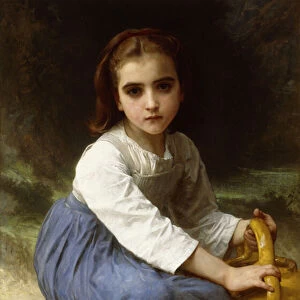Young Girl with a Pitcher; Jeune Fille a la Cruche, 1885 (oil on canvas)