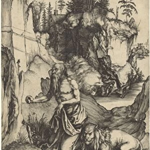 Albrecht DaOErer (German, 1471 - 1528), Saint Jerome Penitent in the Wilderness, c