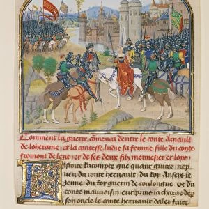 The Battle Between Arnault de Lorraine and His Wife Lydia