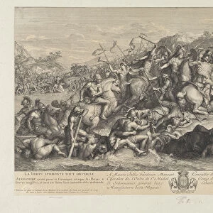 Crossing Granicus Battles Alexander Audran Benoit