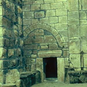 Entrance Church Nativity 1950 West Bank Bethlehem
