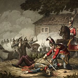 Historic, military, and naval anecdotes, Horse Guards at Waterloo, an English officer