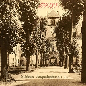 Jagdschloss Augustusburg 1912 Landkreis Mittelsachsen