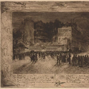 La Place des Martyrs et la Taverne du Bagne 1885