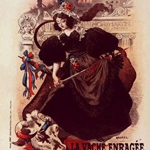 Poster for Vache enragee. Roedel (1859-1900), Artist