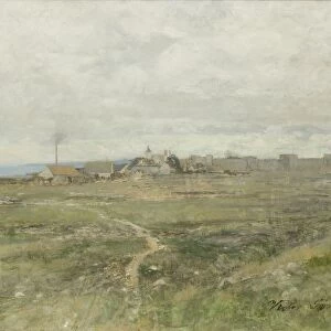 Victor Forssell View towards Visby ringmur painting
