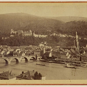 View Heidelberg Germany Eduard Lange German active 1880s
