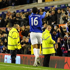 Jermaine Beckford's Thrilling Goal Celebration: Everton's First Against Bolton Wanderers (10 November 2010)