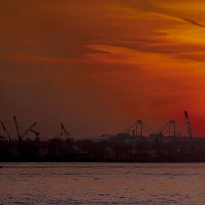 Sunset: New York Harbor