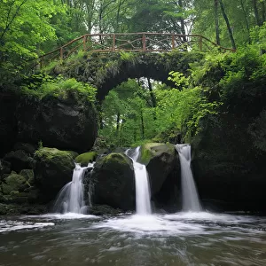 Schiessentmpel waterfall, Consdorf, Mullerthal, Luxembourg, May 2009