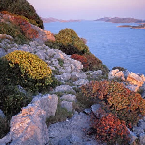 View from Mana Island south along the islands of Kornati National Park, Croatia, May 2009