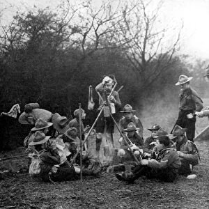 Boy scouts camping, 1926